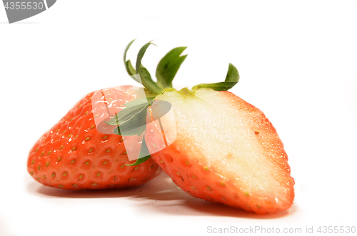 Image of Strawberry fruits isolated