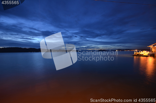 Image of Sunset view in Kota Kinabalu, Sabah