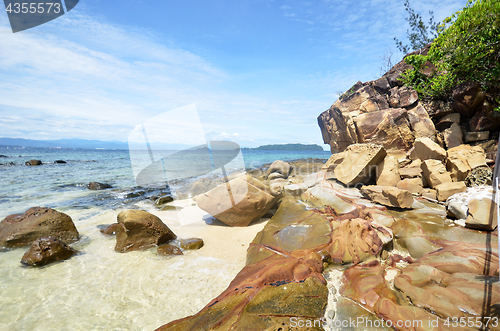 Image of Beautiful sea view at Sabah island