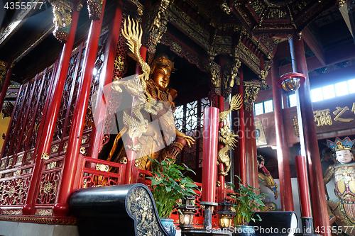 Image of Traditional architecture of ancient chinese Lingyin temple