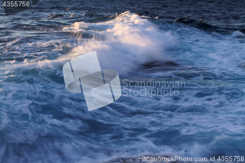 Image of Windy blue sea