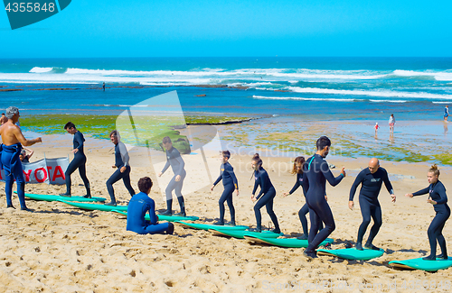 Image of Surf training on the beach