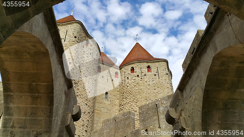 Image of Medieval castle of Carcassonne, Languedoc-Roussillon, France