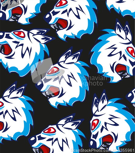 Image of Head of the ravenous beast pattern