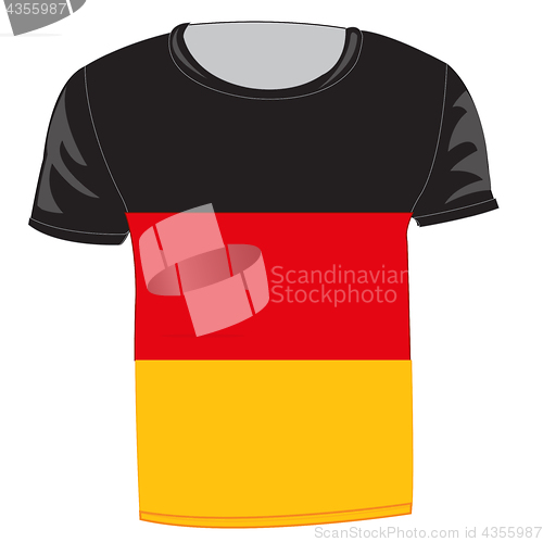 Image of Flag germany on cloth