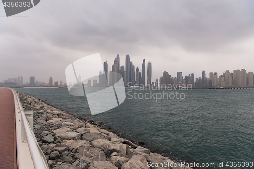 Image of Panorama Dubai city UAE