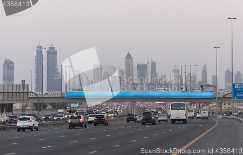 Image of Dubai traffic jam