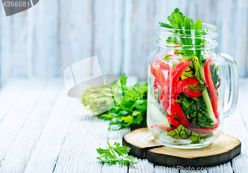 Image of fresh vegetable salad