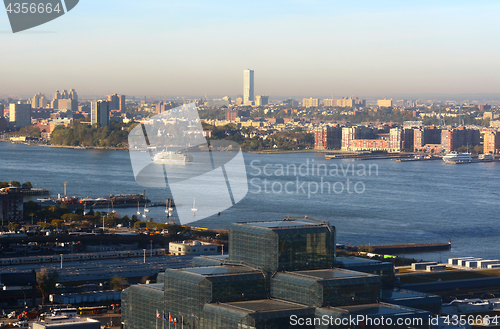 Image of View from Manhattan, across the Hudson to New Jersey