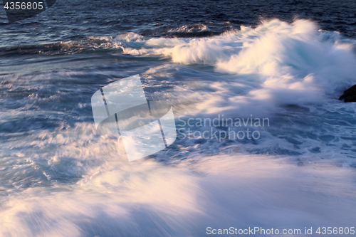 Image of Windy blue sea