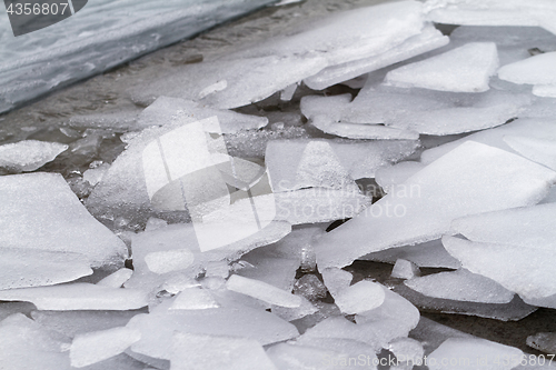 Image of Frozen lake