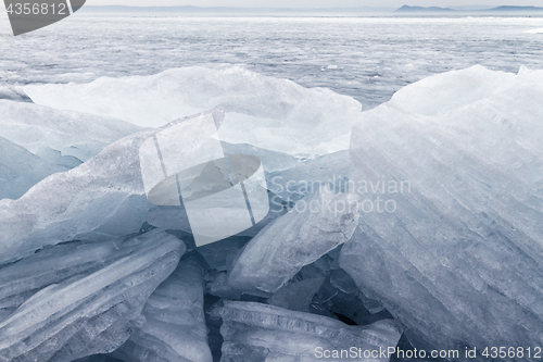 Image of Frozen lake