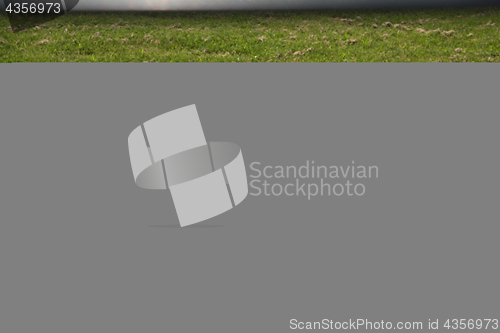 Image of man doing morning exercises
