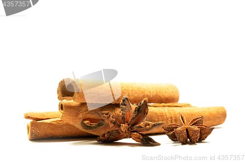 Image of Cinnamon stick and star anise spice