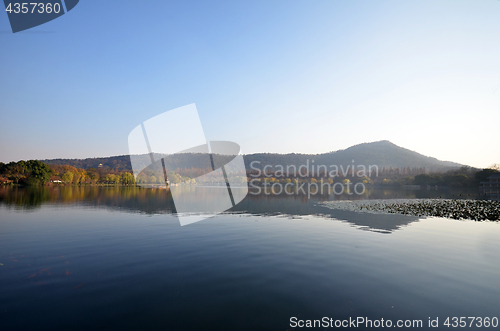 Image of Landscape of West lake in Hangzhou, China