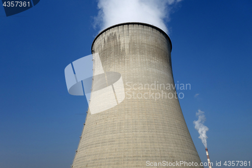 Image of Cooling towers of  nuclear power plant