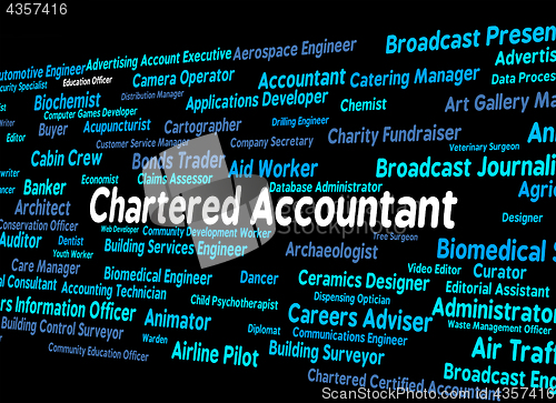 Image of Chartered Accountant Represents Balancing The Books And Accounta