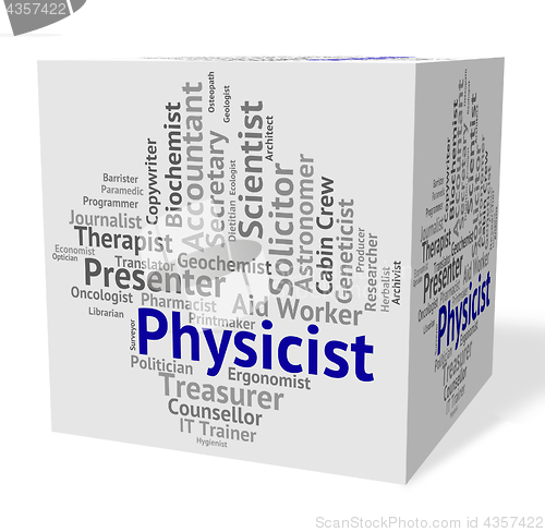 Image of Physicist Job Means Lab Technician And Analyst