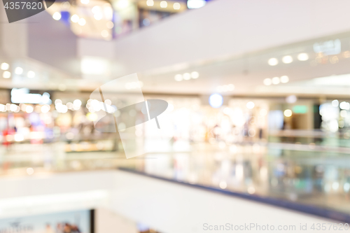 Image of Abstract blur shopping mall and retails store interior for backg
