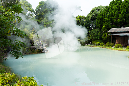 Image of Hot Spring water boiling, Beppu, Oita, Japan