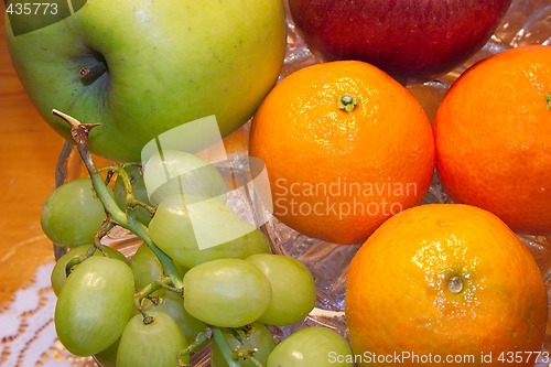 Image of grapes and clementines