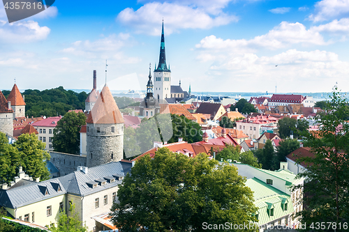 Image of Roofs of old Tallinn.