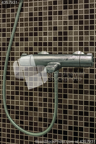 Image of The mixer on the wall.