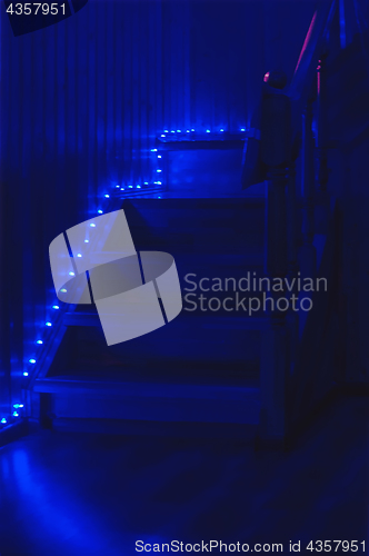 Image of LED Light Garland In The Interior
