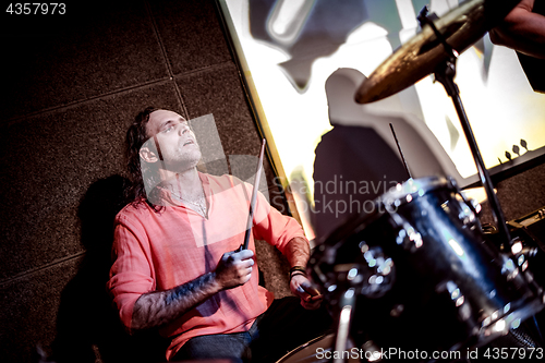 Image of Playing drums