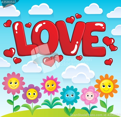 Image of Word love theme image 2