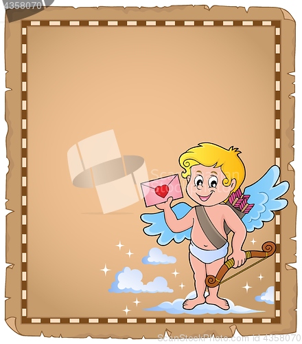 Image of Cupid topic parchment 6