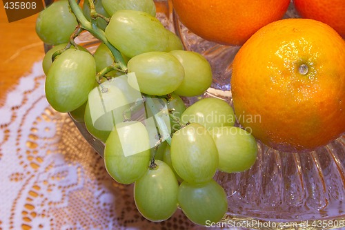 Image of grapes and clementines