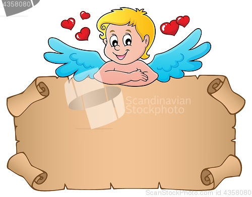 Image of Cupid topic parchment 3