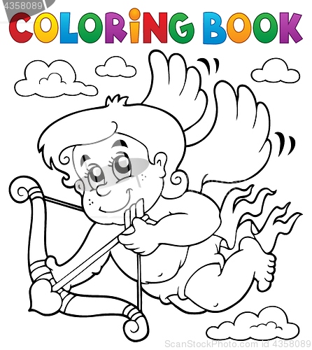 Image of Coloring book Cupid topic 6