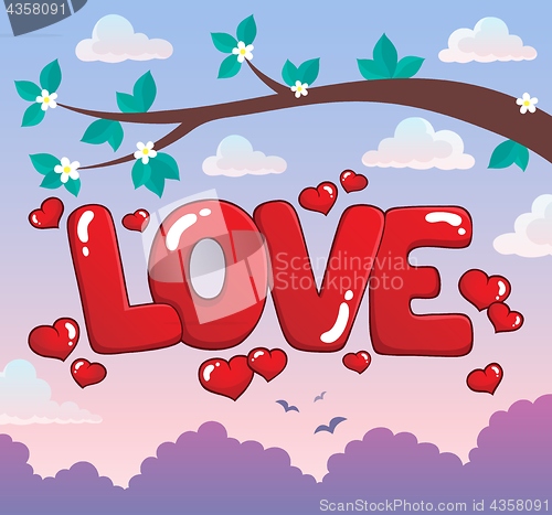 Image of Word love theme image 3