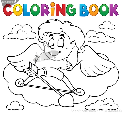 Image of Coloring book Cupid topic 7