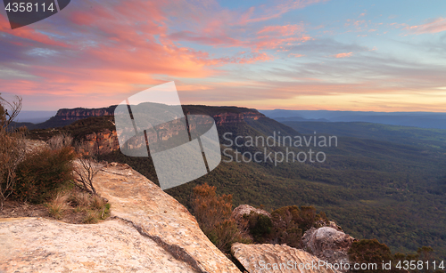 Image of Narrowneck sunset Blue Mountains