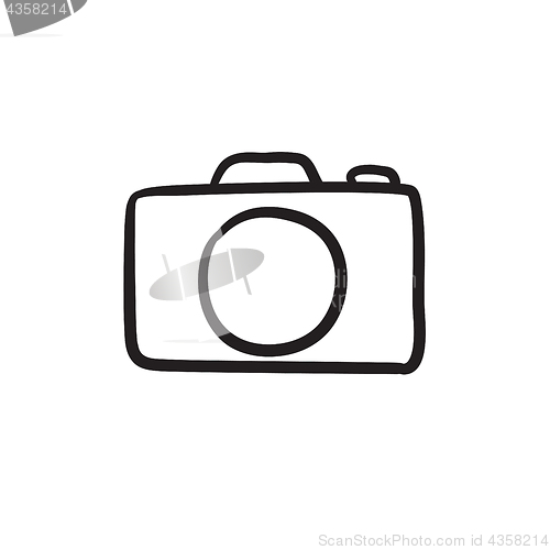 Image of Camera sketch icon.