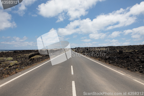 Image of Nothing wrong with the roads on Lanzarote.