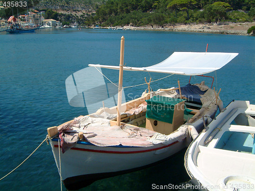 Image of Fishing boats in Gaios