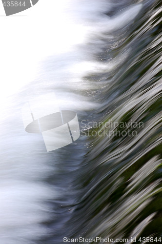 Image of Rushing water over weir