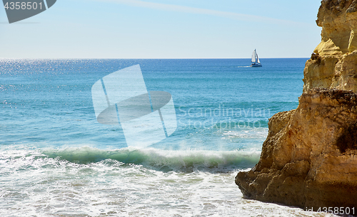 Image of Portimao beach in Algarve, Portugal