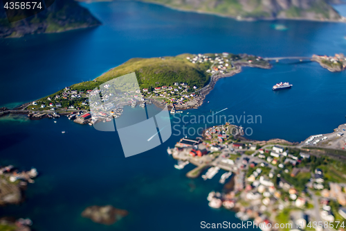 Image of Panorama Lofoten is an archipelago in the county of Nordland, No