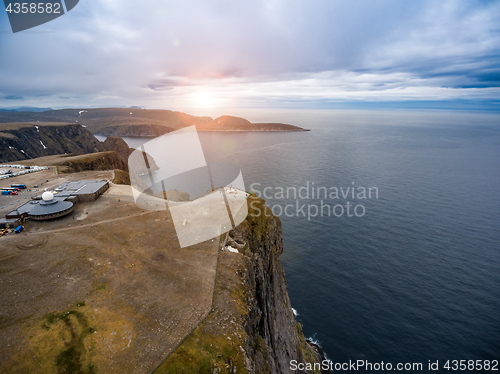 Image of North Cape (Nordkapp) aerial photography,