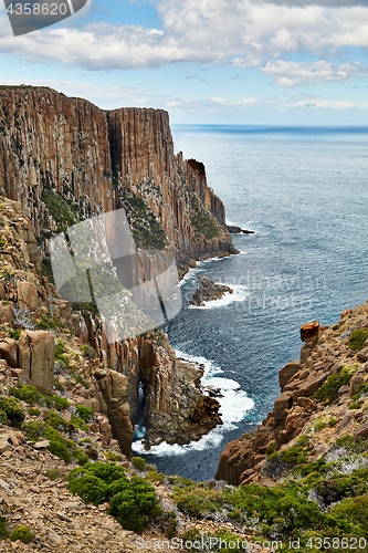 Image of Rugged coastline cliffs