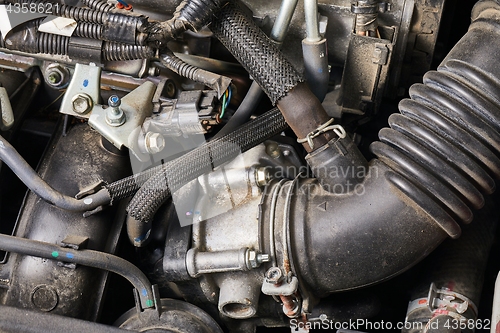 Image of Car Engine Detail