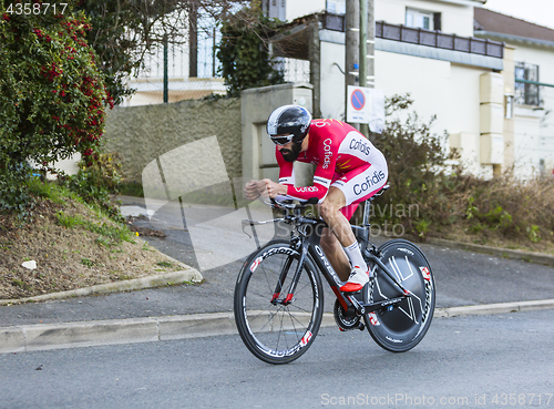 Image of The Cyclist Geoffrey Soupe - Paris-Nice 2016