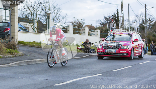 Image of The Cyclist Geoffrey Soupe - Paris-Nice 2016