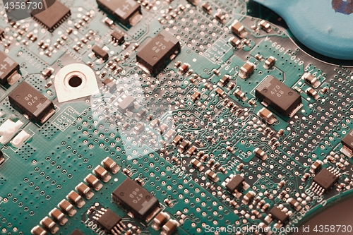 Image of Circuit board closeup