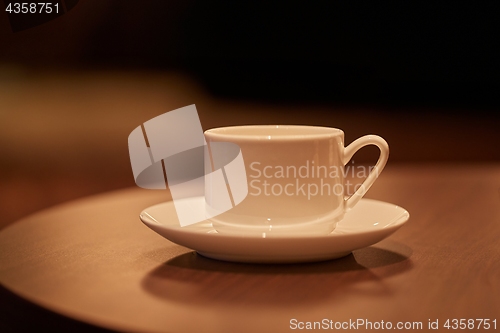 Image of Coffee cup on table